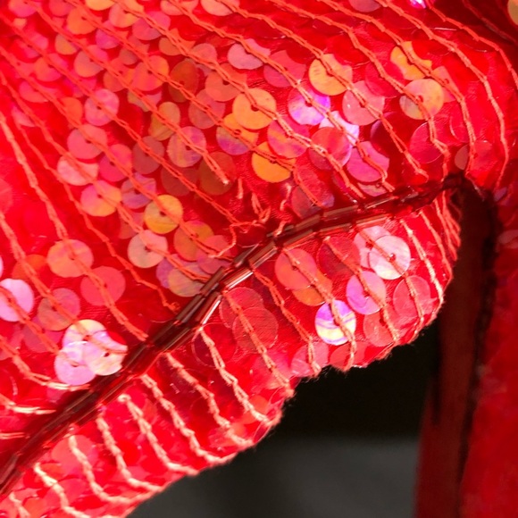 Vintage sequin beaded top - Picture 5 of 6